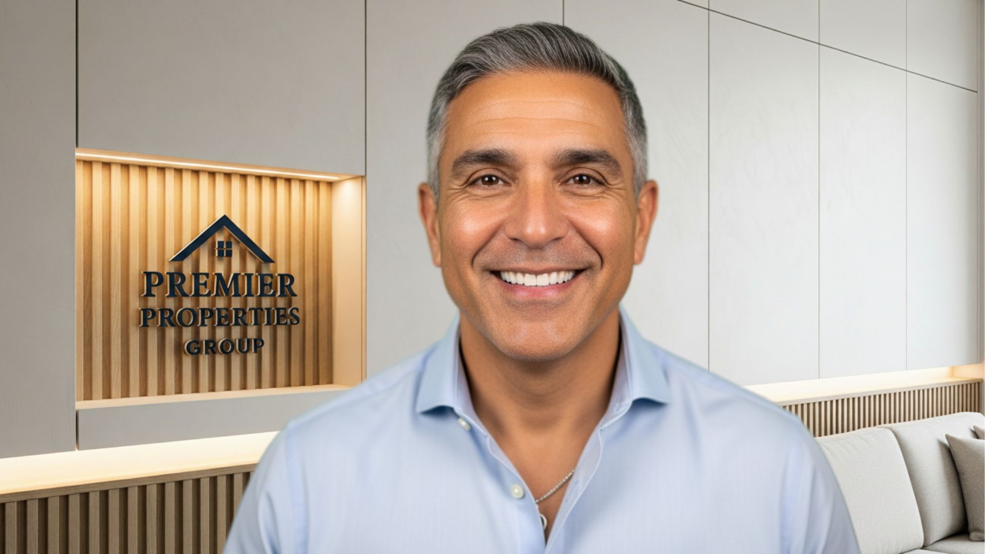 Professional background with real estate branding